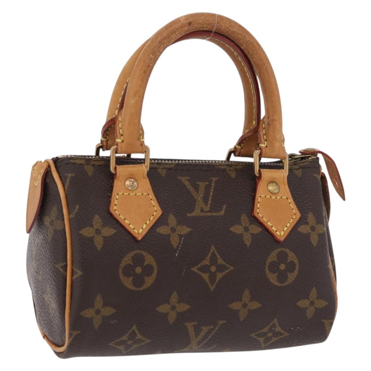 LOUIS VUITTON Monogram Mini Speedy Hand Bag M41534 LV Auth ka6394