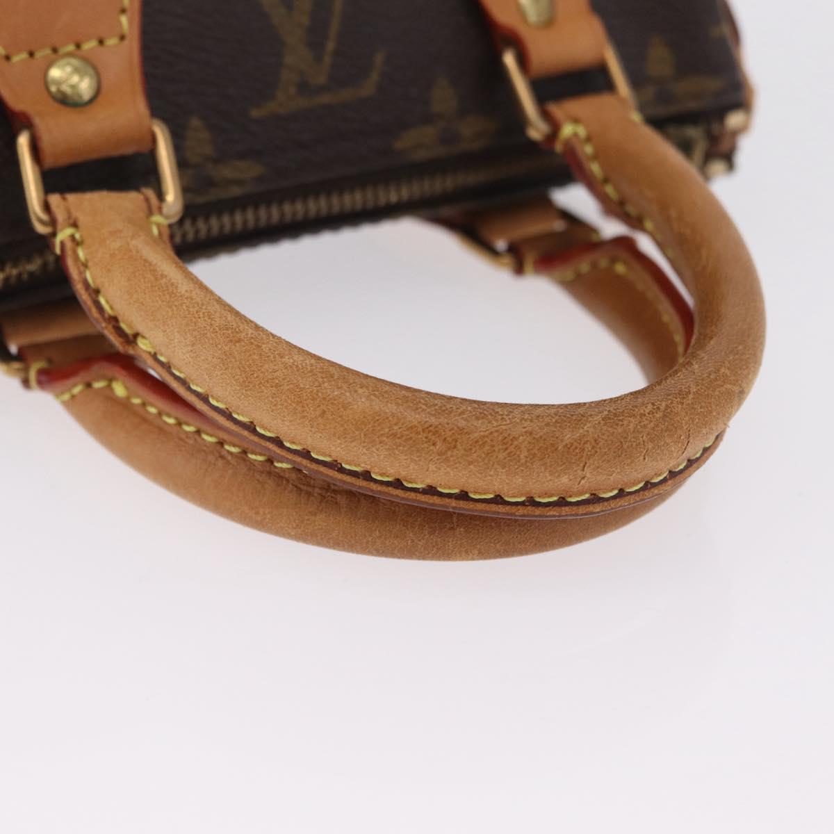 LOUIS VUITTON Monogram Mini Speedy Hand Bag M41534 LV Auth ka6394