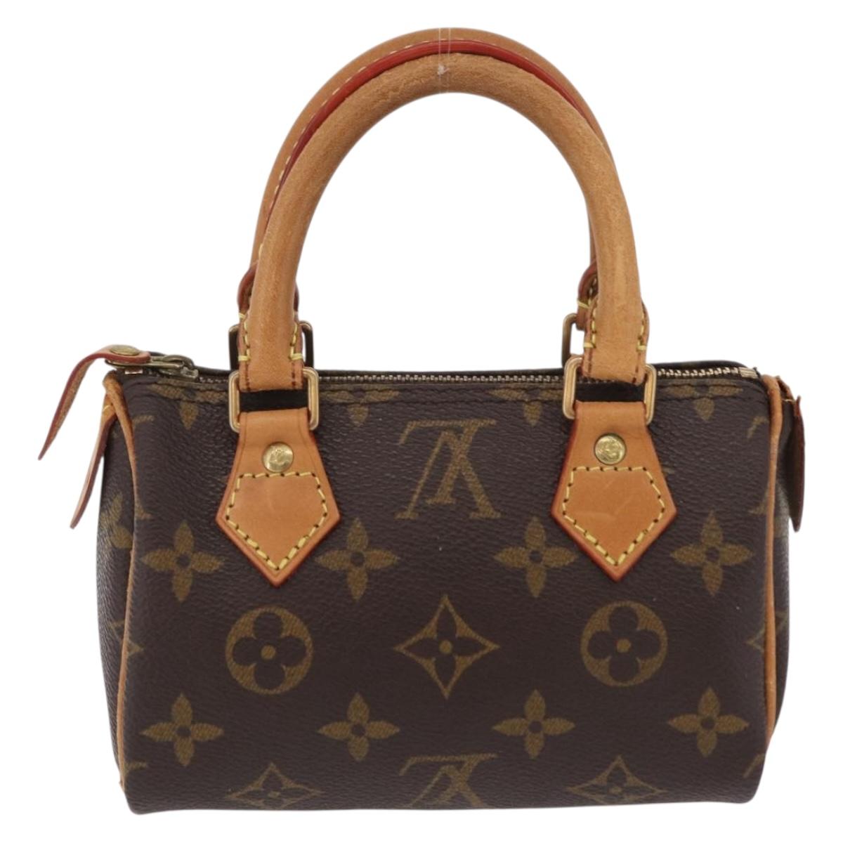 LOUIS VUITTON Monogram Mini Speedy Hand Bag M41534 LV Auth ka6394