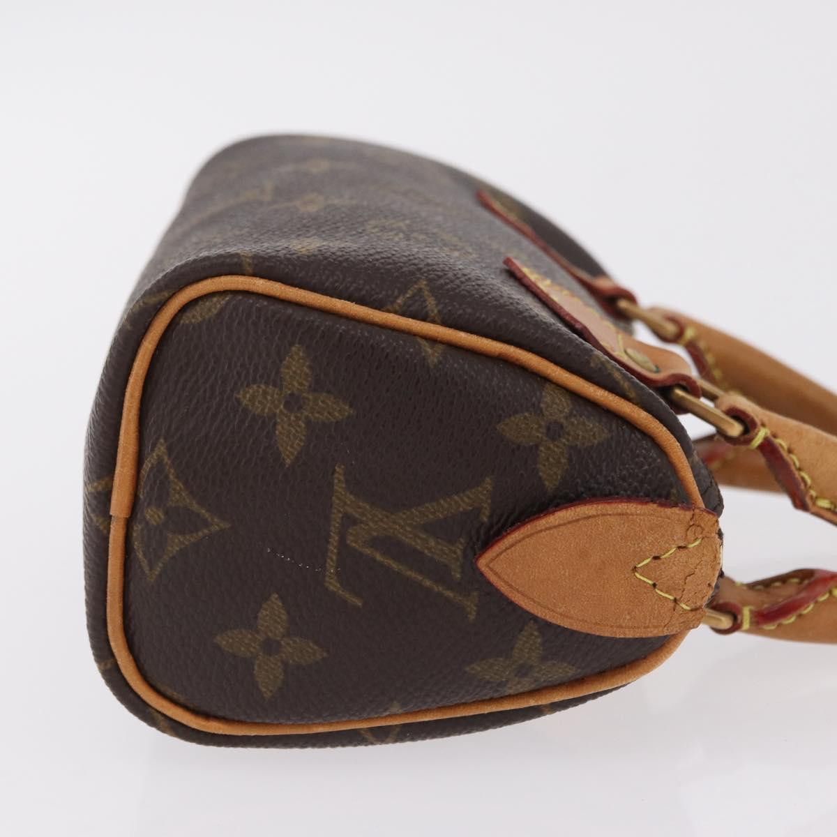 LOUIS VUITTON Monogram Mini Speedy Hand Bag M41534 LV Auth ka6394