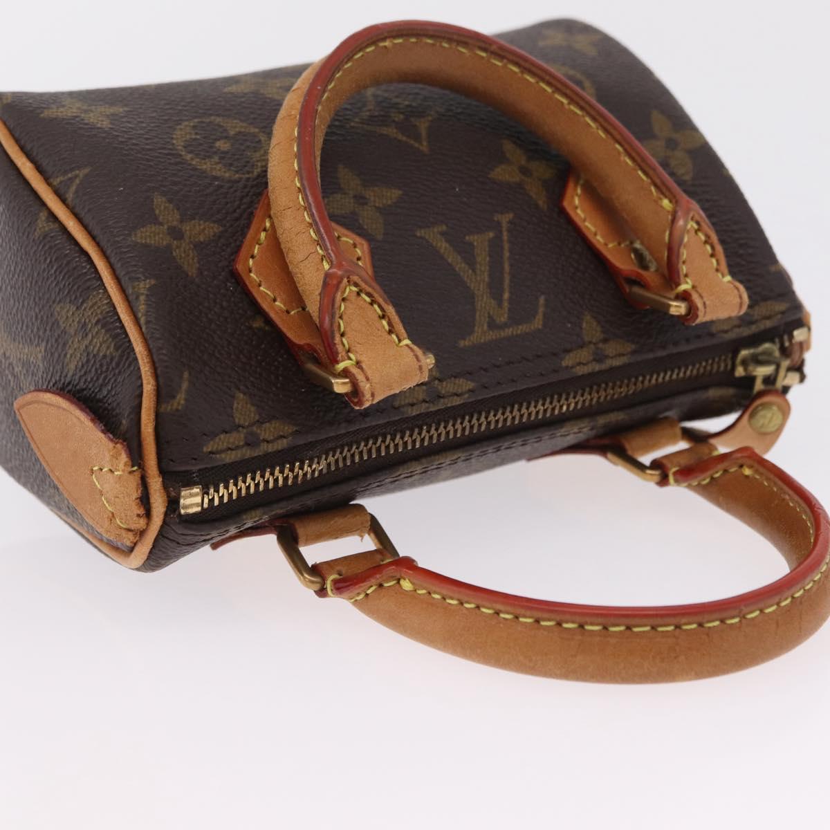 LOUIS VUITTON Monogram Mini Speedy Hand Bag M41534 LV Auth ka6394