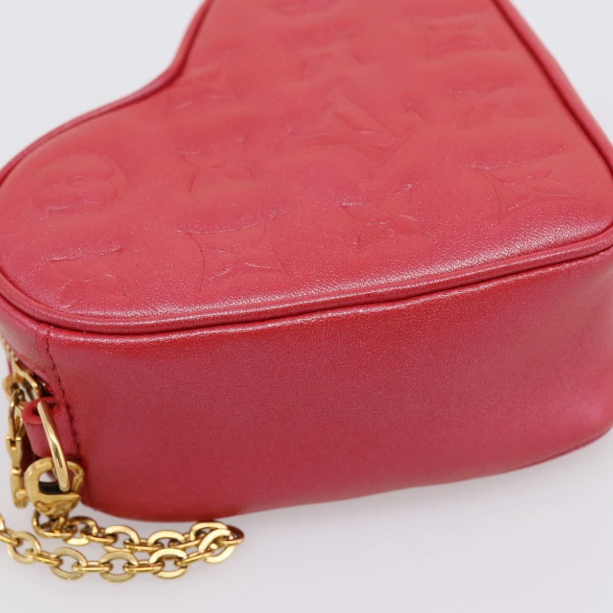 LOUIS VUITTON Falling In Love Collection Hearton Pouch M80837 LV Auth ka6395M
