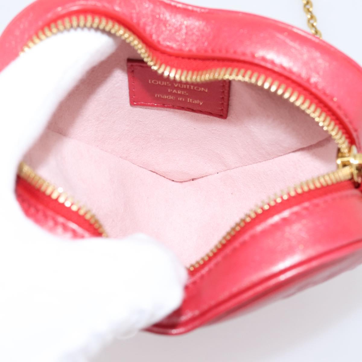 LOUIS VUITTON Falling In Love Collection Hearton Pouch M80837 LV Auth ka6395M