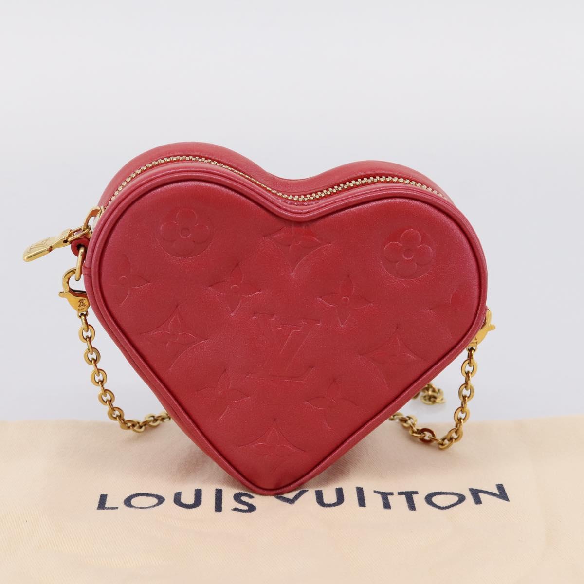 LOUIS VUITTON Falling In Love Collection Hearton Pouch M80837 LV Auth ka6395M