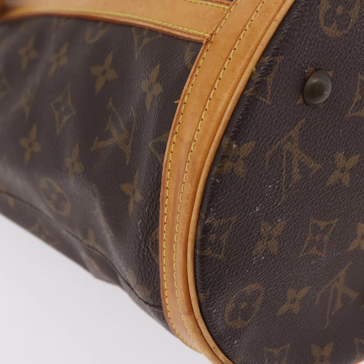 LOUIS VUITTON Monogram Bucket GM Shoulder Bag M42236 LV Auth ka6398