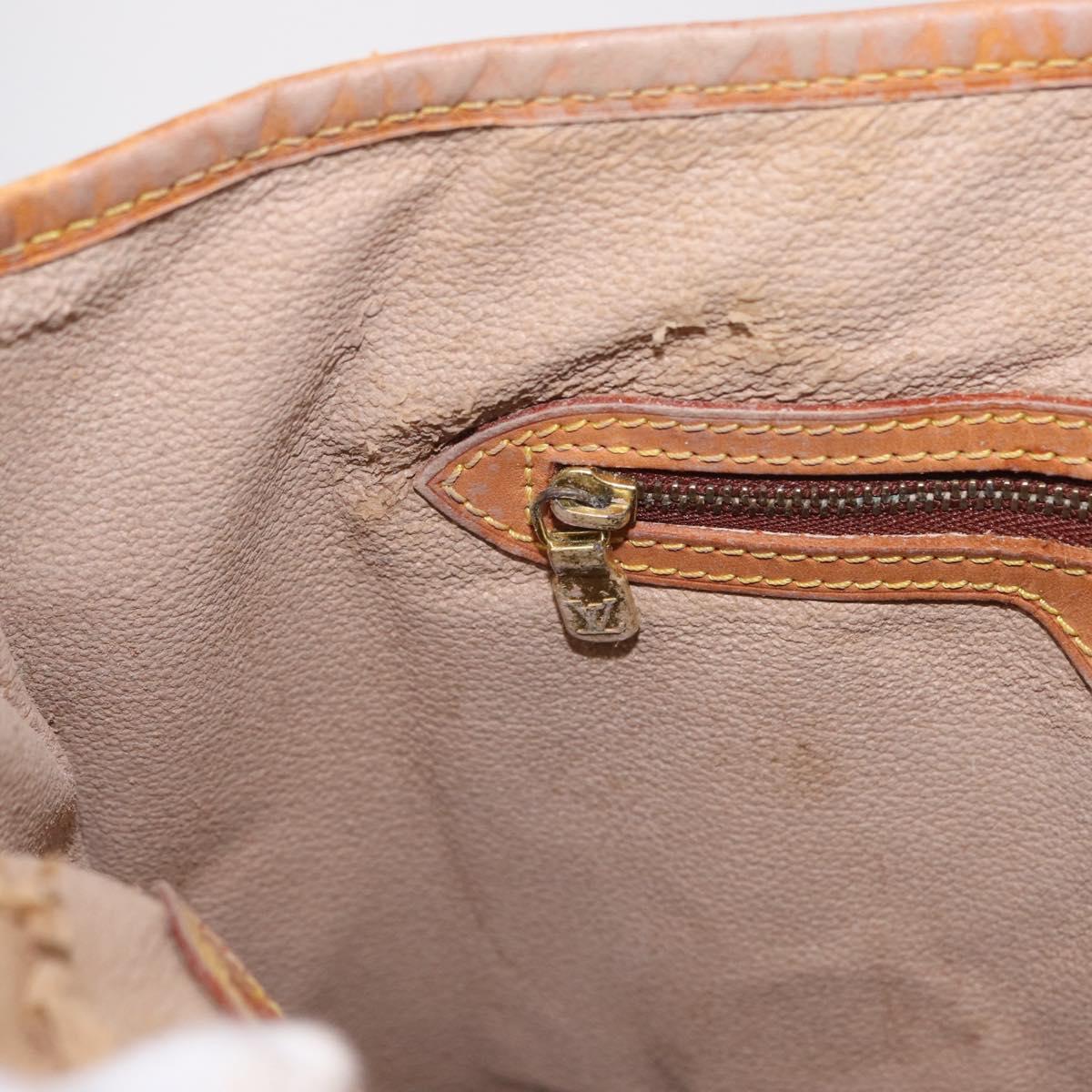 LOUIS VUITTON Monogram Bucket GM Shoulder Bag M42236 LV Auth ka6398