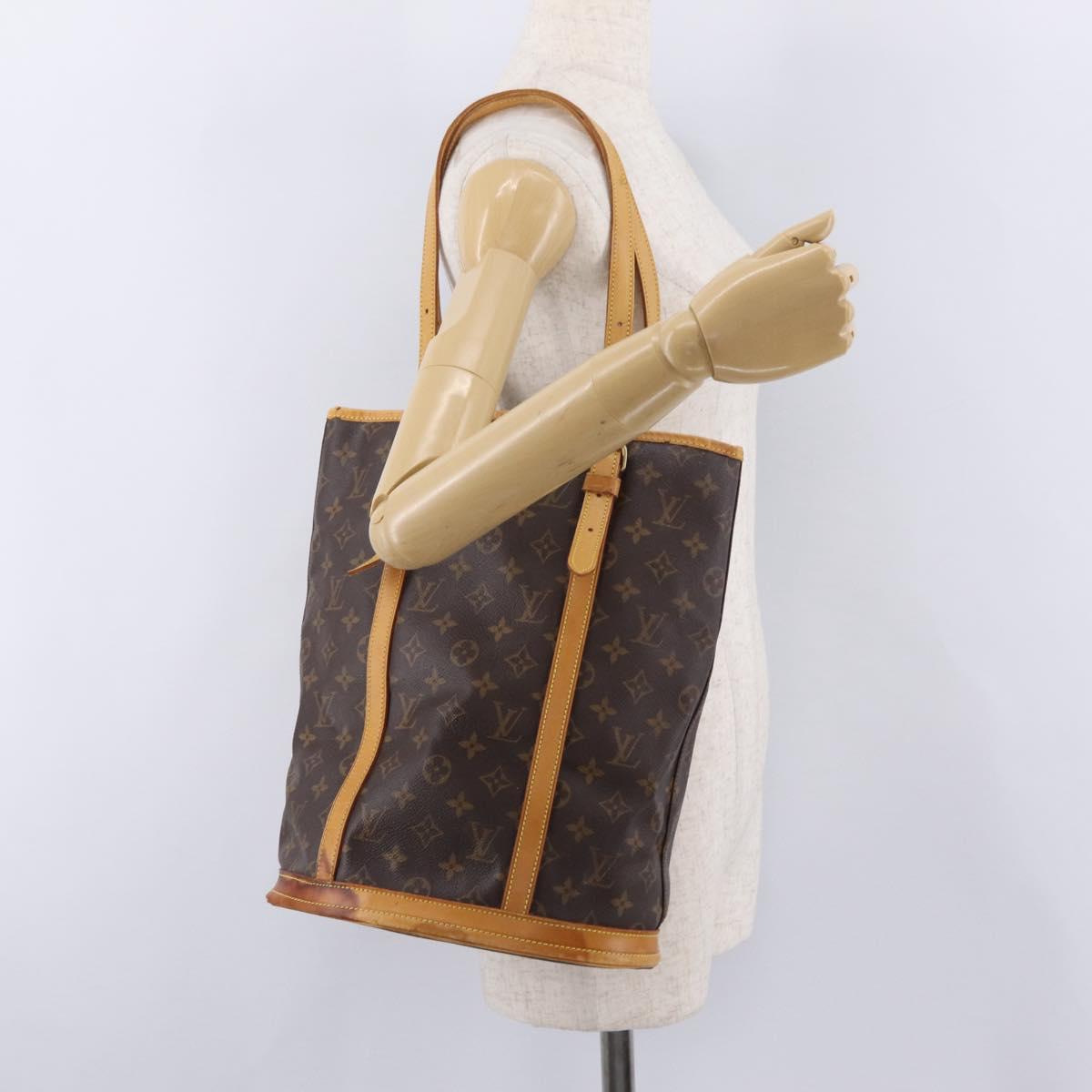 LOUIS VUITTON Monogram Bucket GM Shoulder Bag M42236 LV Auth ka6398