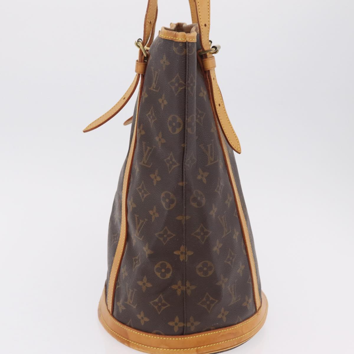 LOUIS VUITTON Monogram Bucket GM Shoulder Bag M42236 LV Auth ka6398