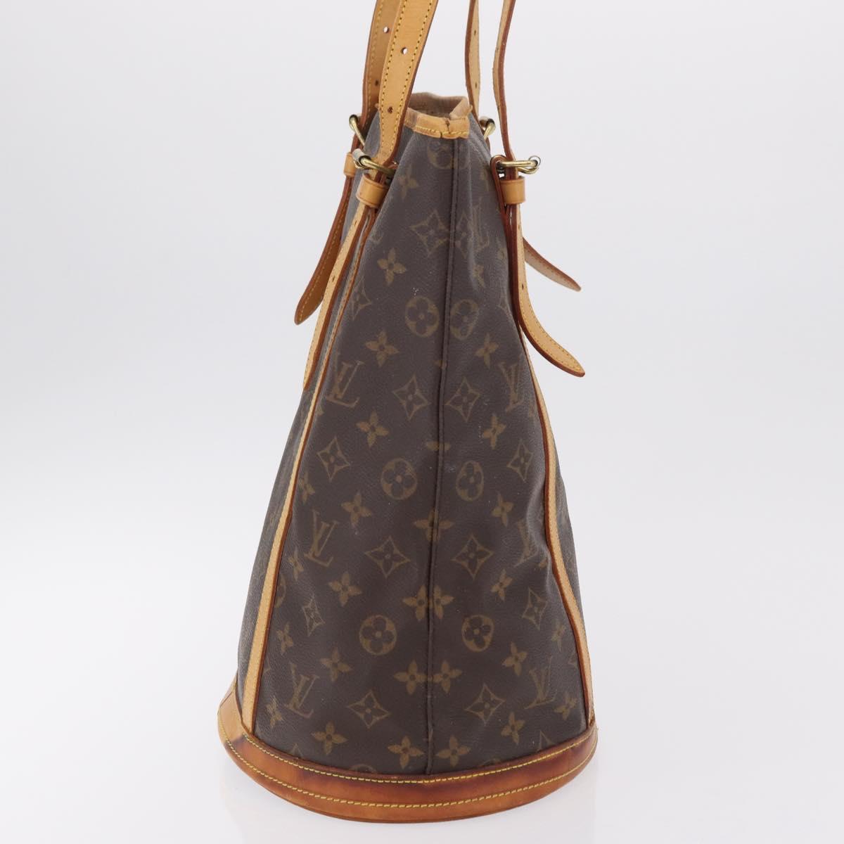 LOUIS VUITTON Monogram Bucket GM Shoulder Bag M42236 LV Auth ka6398