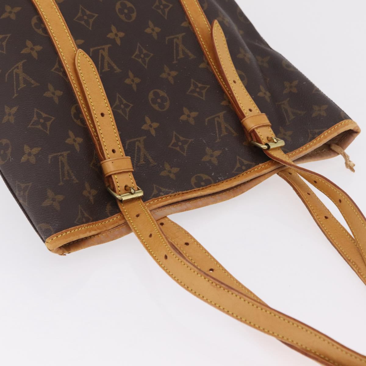 LOUIS VUITTON Monogram Bucket GM Shoulder Bag M42236 LV Auth ka6398