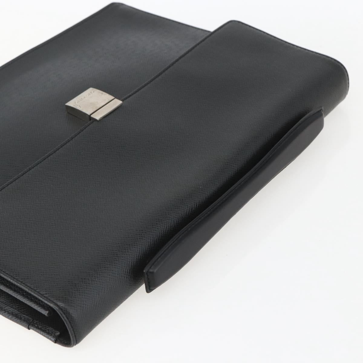 LOUIS VUITTON Taiga Porte Documents Angara Briefcase Ardoise M30772 Auth ka640