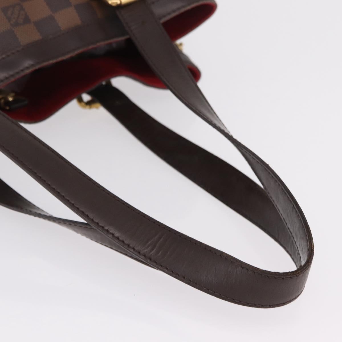 LOUIS VUITTON Damier Ebene Hampstead MM Tote Bag N51204 LV Auth ka6400