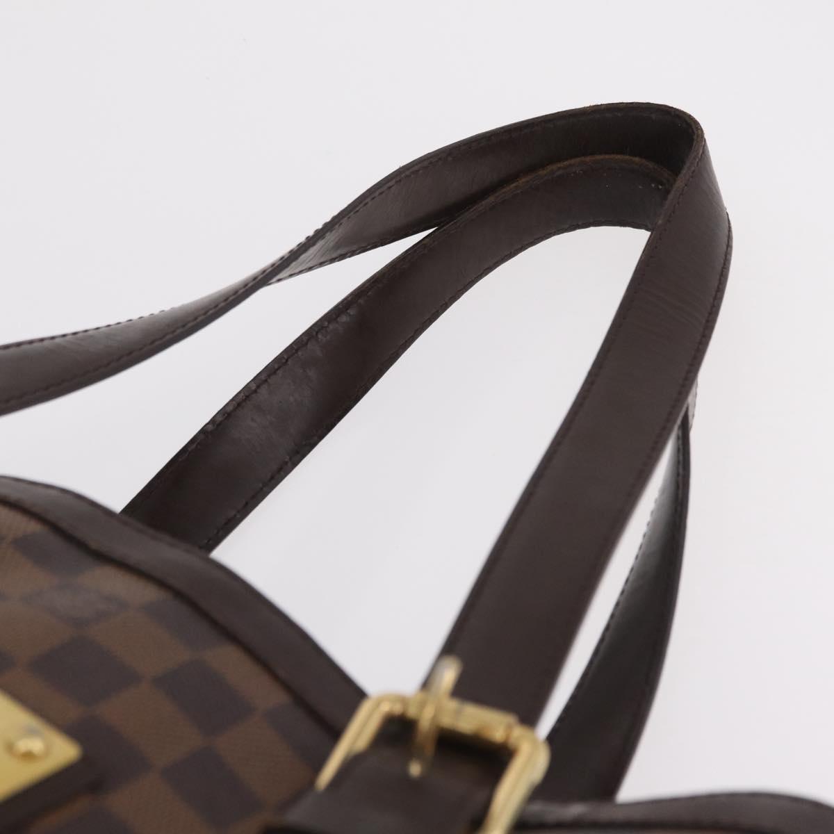 LOUIS VUITTON Damier Ebene Hampstead MM Tote Bag N51204 LV Auth ka6400