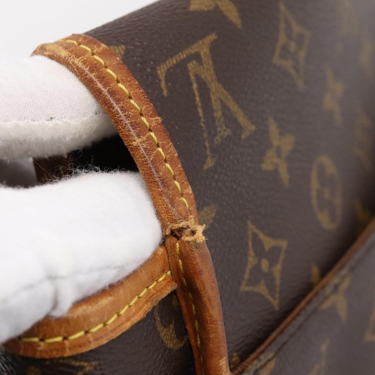 LOUIS VUITTON Monogram Gibeciere GM Shoulder Bag M42246 LV Auth ka6404