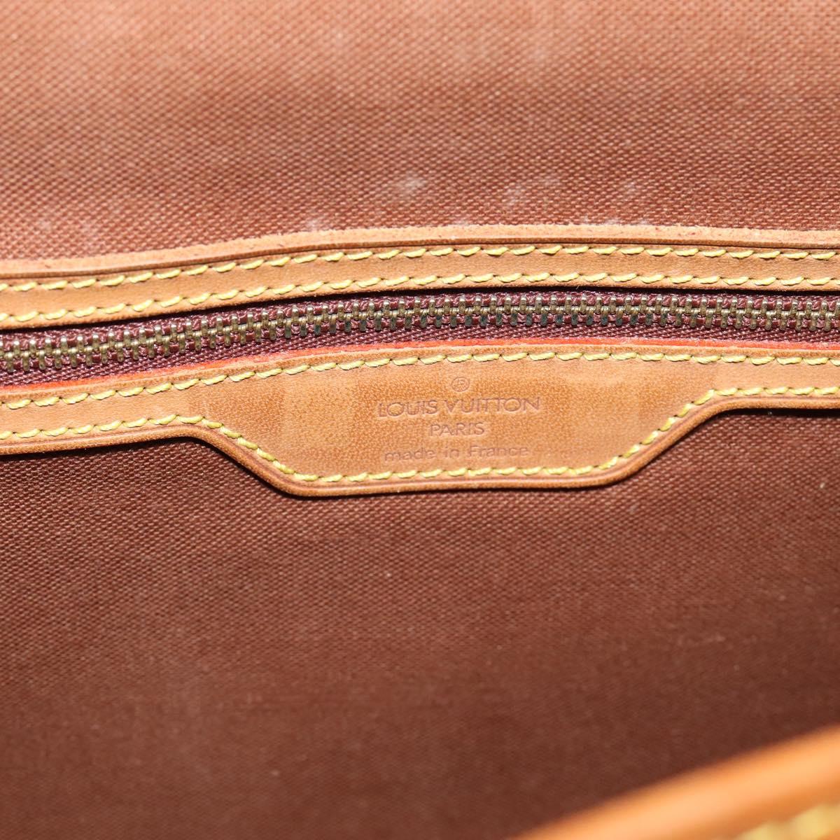 LOUIS VUITTON Monogram Gibeciere GM Shoulder Bag M42246 LV Auth ka6404