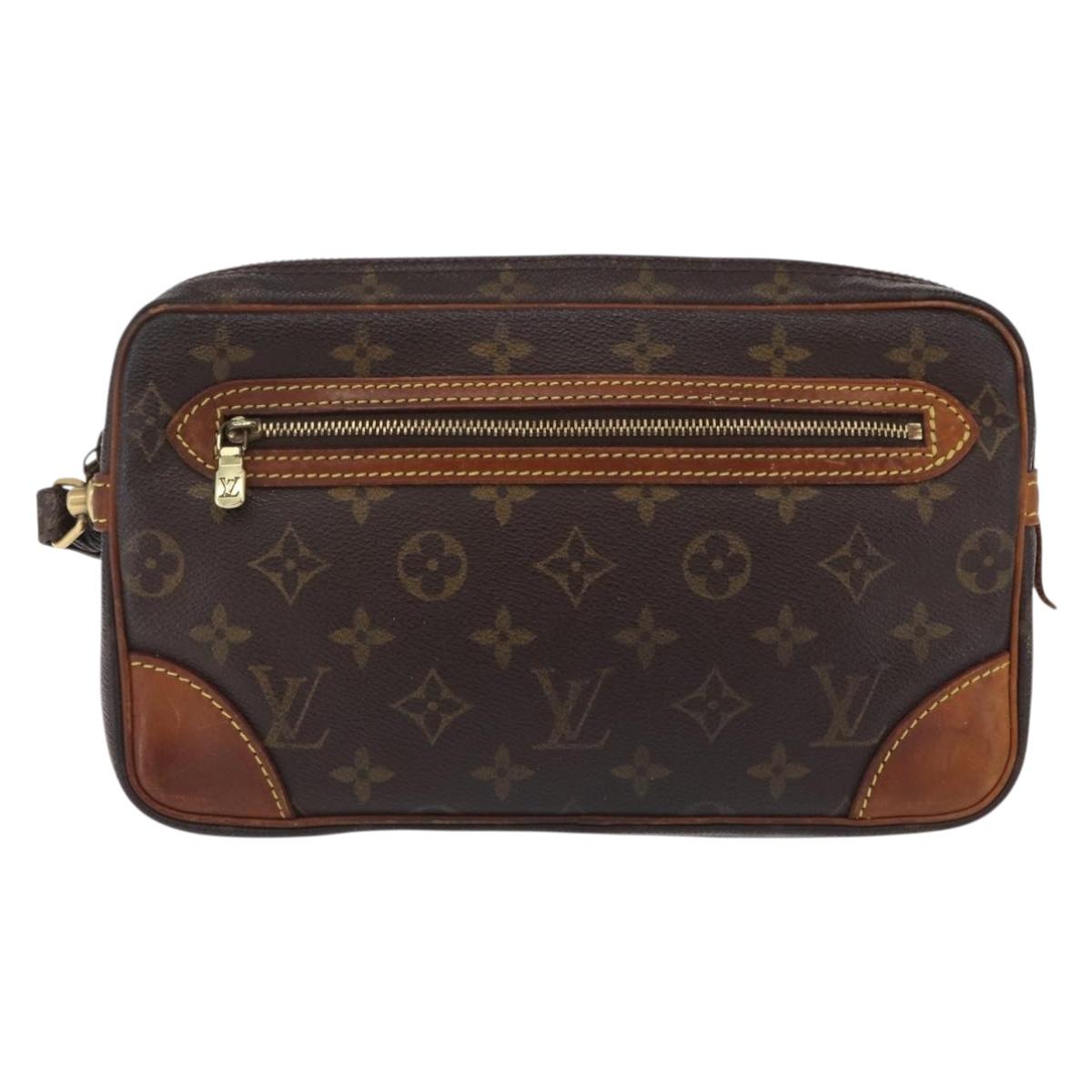 LOUIS VUITTON Monogram Marly Dragonne GM Clutch Bag M51825 LV Auth ka6405