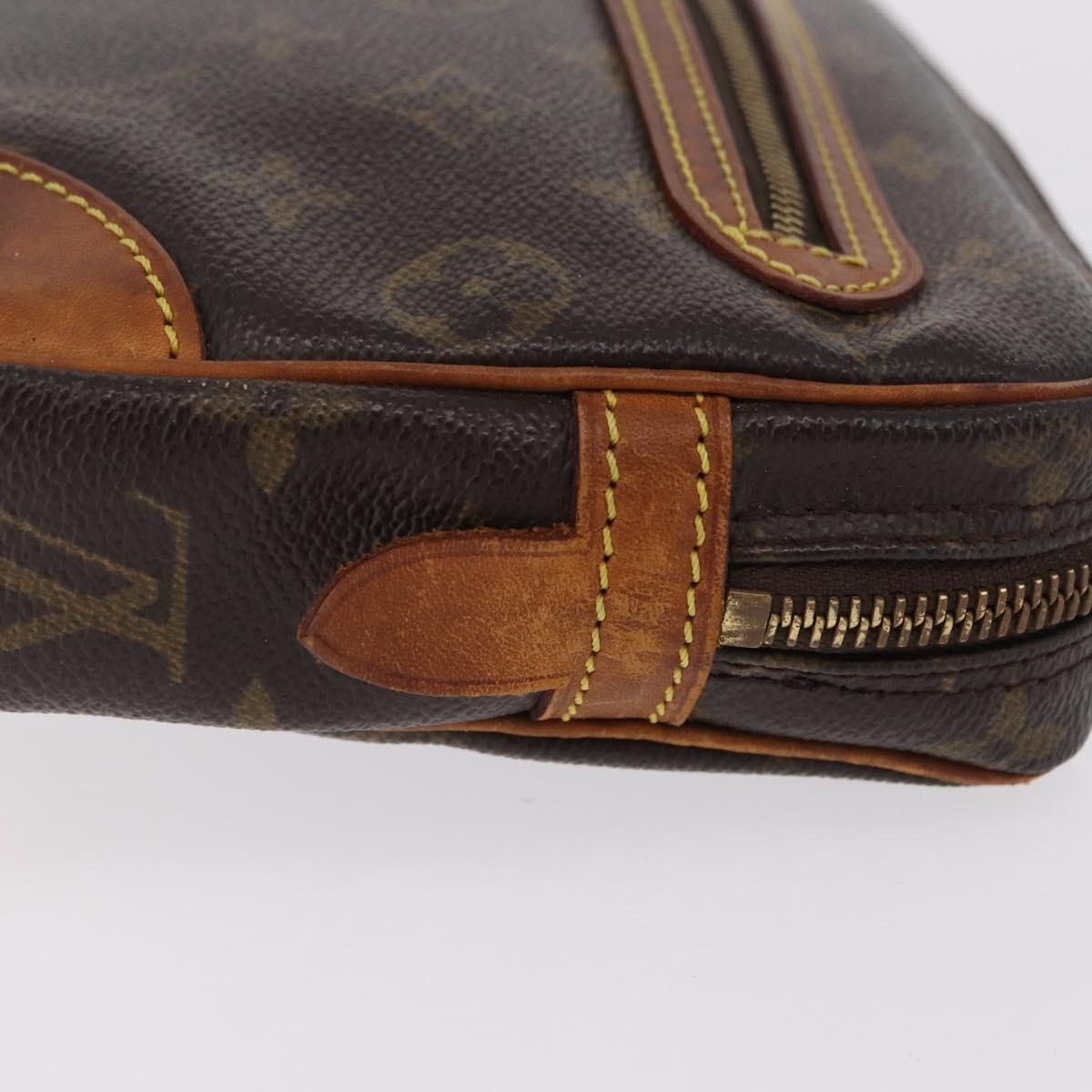 LOUIS VUITTON Monogram Marly Dragonne GM Clutch Bag M51825 LV Auth ka6405