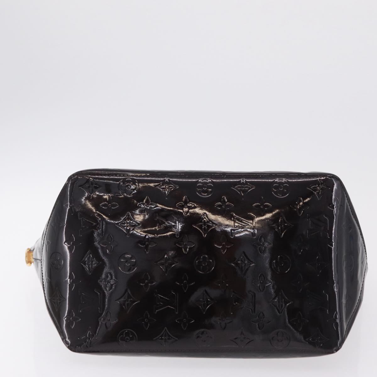 LOUIS VUITTON Monogram Vernis Bellevue GM Bag Amarante M93589 LV Auth ka6407V