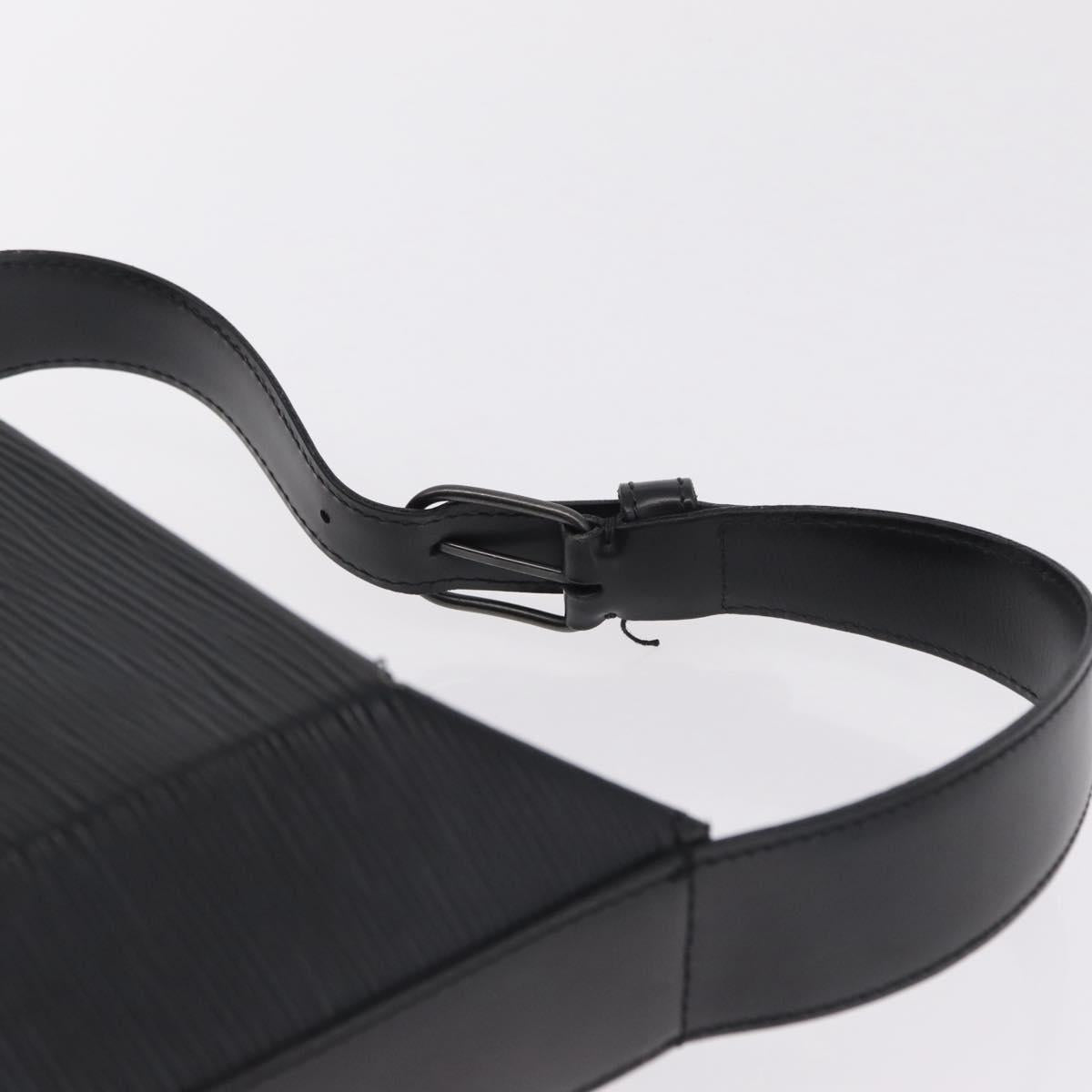 LOUIS VUITTON Epi Sax Shoulder Bag Black M80161 LV Auth ka6409