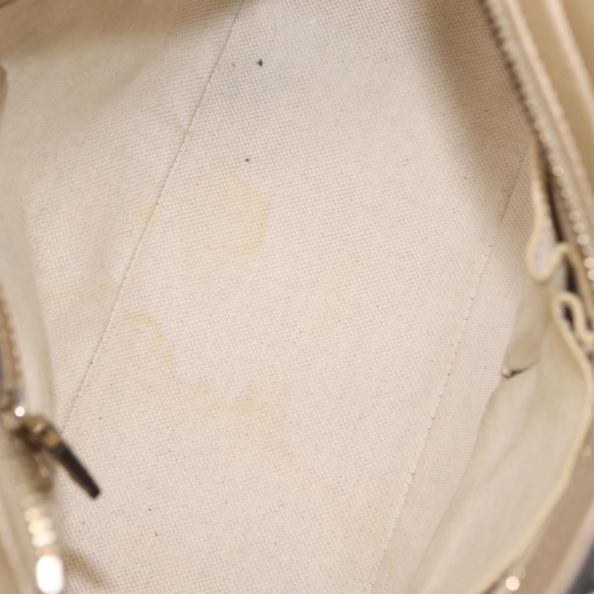 GUCCI GG Canvas Guccissima Hand Bag 2way Gold 353121 Auth ka6419