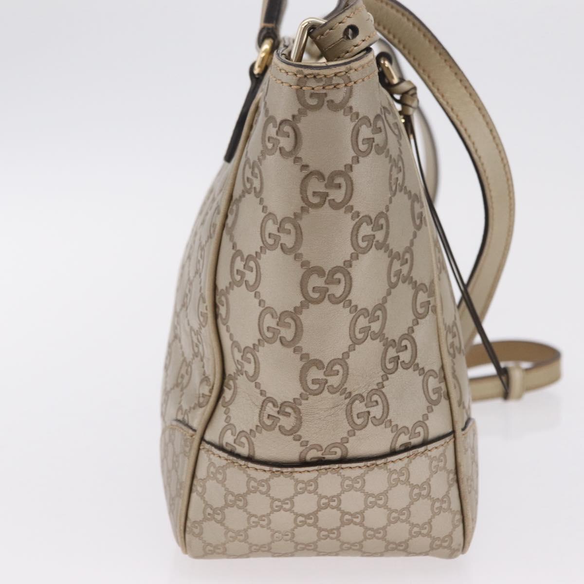 GUCCI GG Canvas Guccissima Hand Bag 2way Gold 353121 Auth ka6419