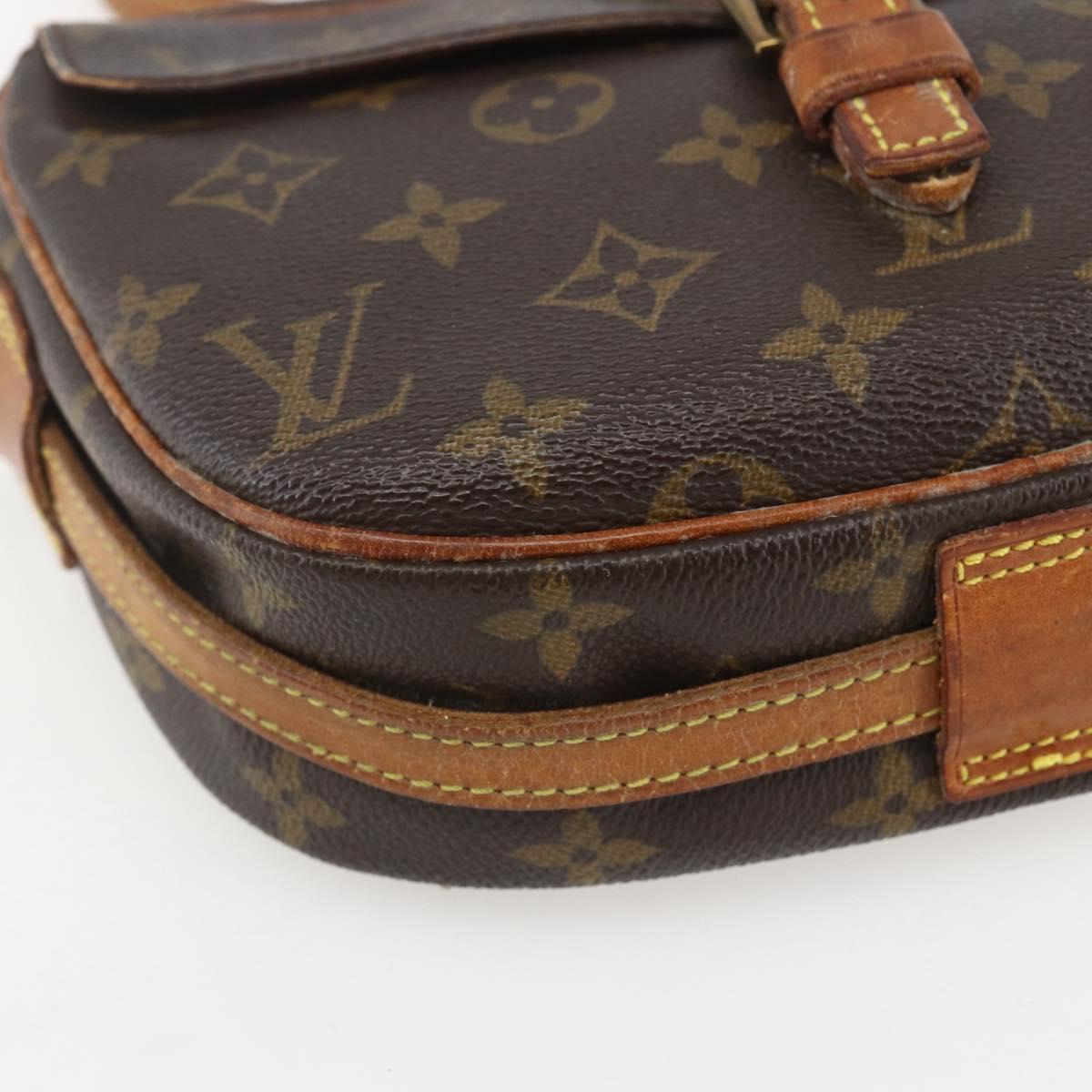 LOUIS VUITTON Monogram Jeune Fille PM Shoulder Bag M51227 LV Auth ka643