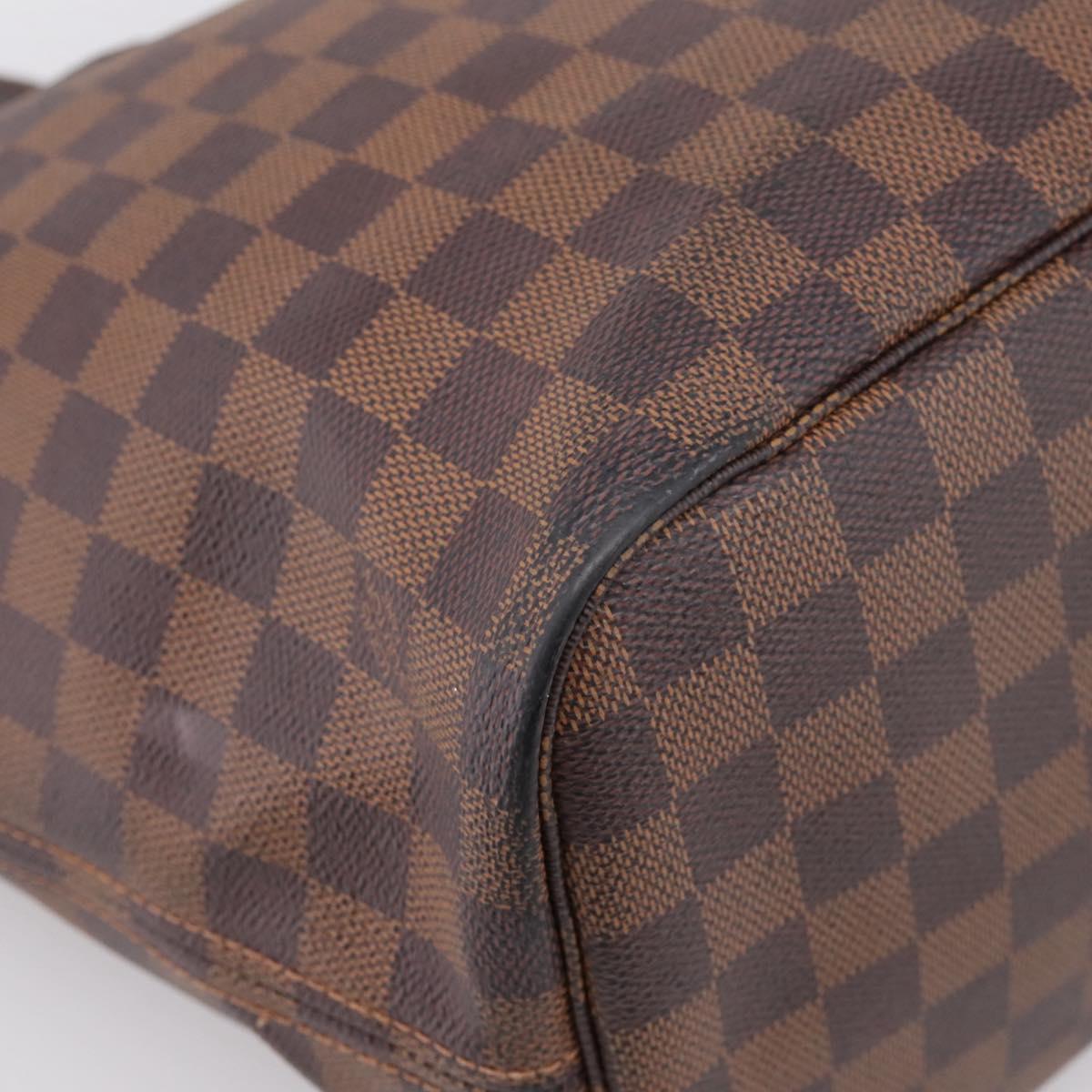 LOUIS VUITTON Damier Ebene Neverfull MM Tote Bag N51105 LV Auth ka6436
