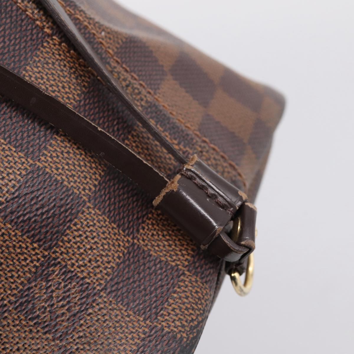 LOUIS VUITTON Damier Ebene Neverfull MM Tote Bag N51105 LV Auth ka6436