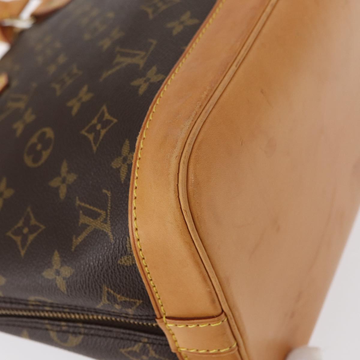 LOUIS VUITTON Monogram Alma Hand Bag M51130 LV Auth ka644