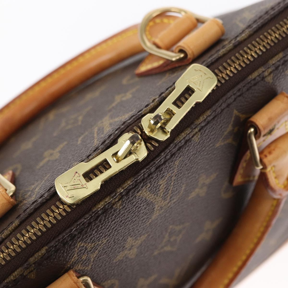 LOUIS VUITTON Monogram Alma Hand Bag M51130 LV Auth ka644