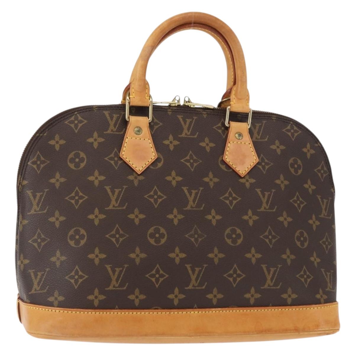 LOUIS VUITTON Monogram Alma Hand Bag M51130 LV Auth ka644