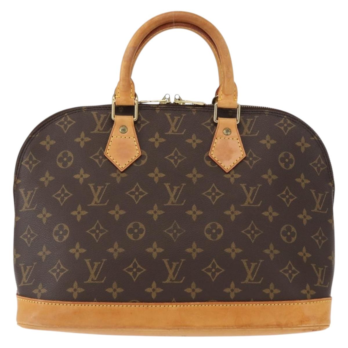 LOUIS VUITTON Monogram Alma Hand Bag M51130 LV Auth ka644