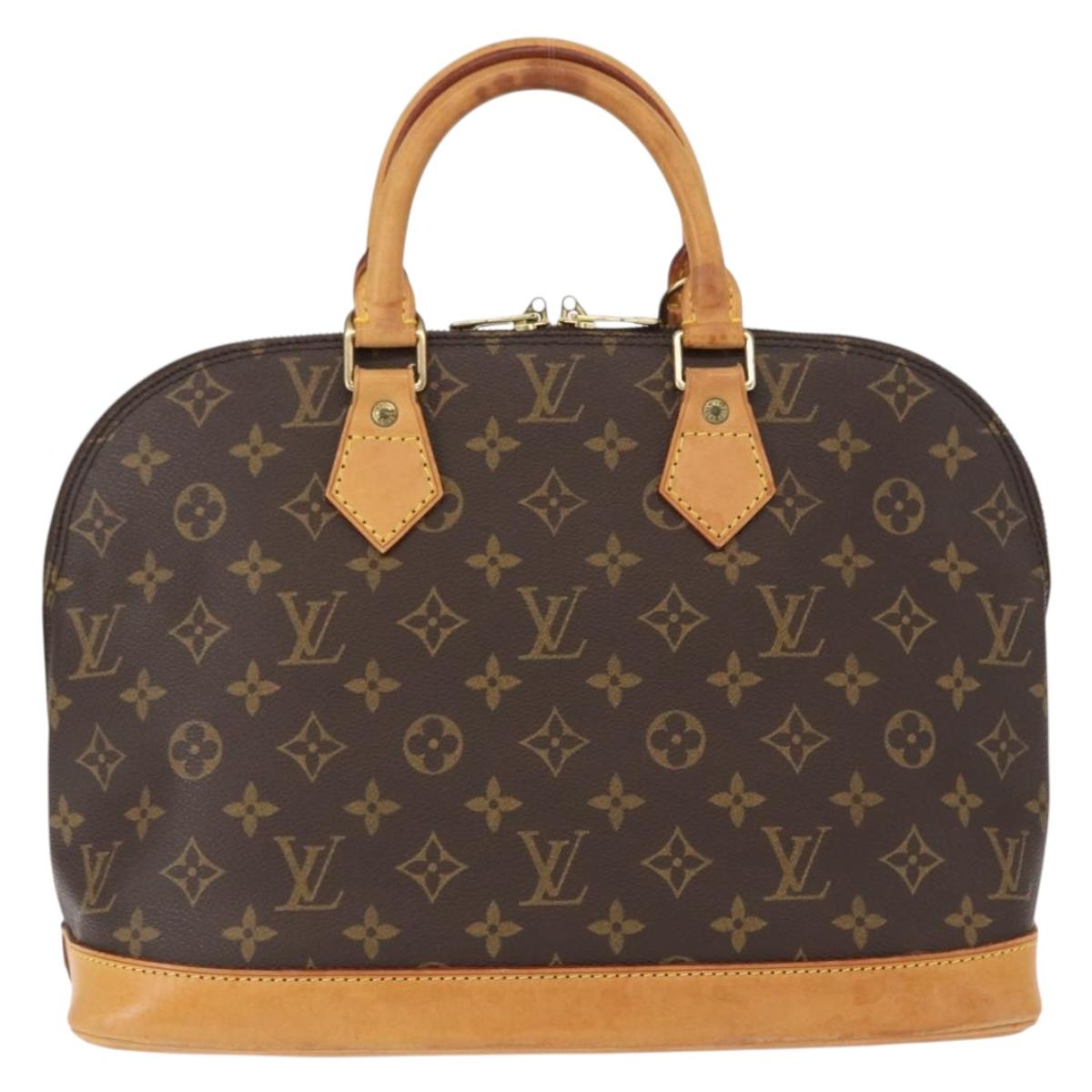 LOUIS VUITTON Monogram Alma Hand Bag M51130 LV Auth ka644
