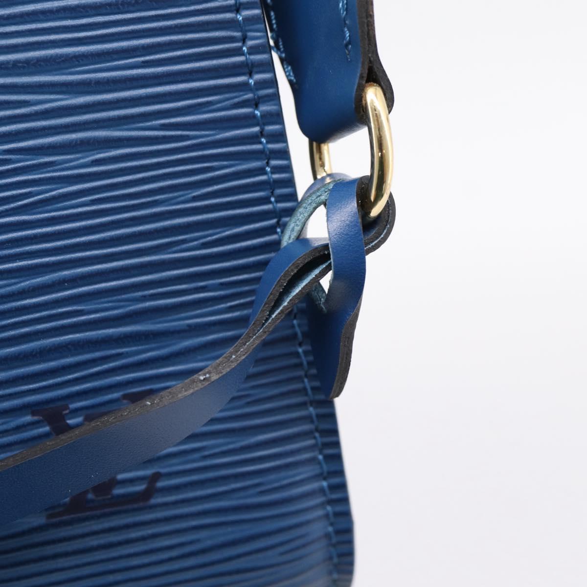 LOUIS VUITTON Epi Pochette Accessoires Accessory Pouch Blue M52985 Auth ka6445A