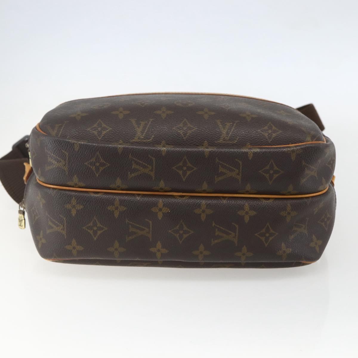 LOUIS VUITTON Monogram Reporter PM Shoulder Bag M45254 LV Auth ka646