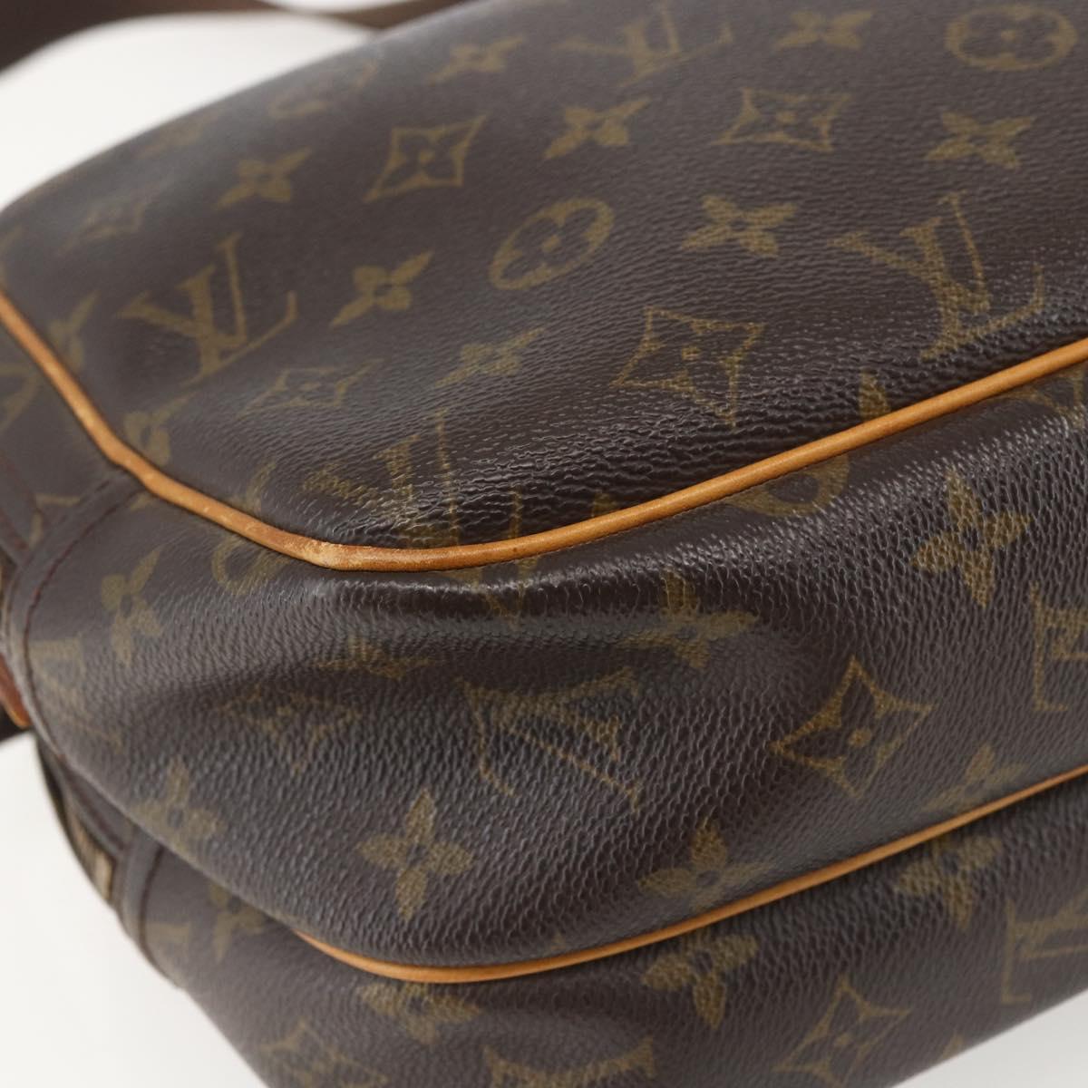 LOUIS VUITTON Monogram Reporter PM Shoulder Bag M45254 LV Auth ka646