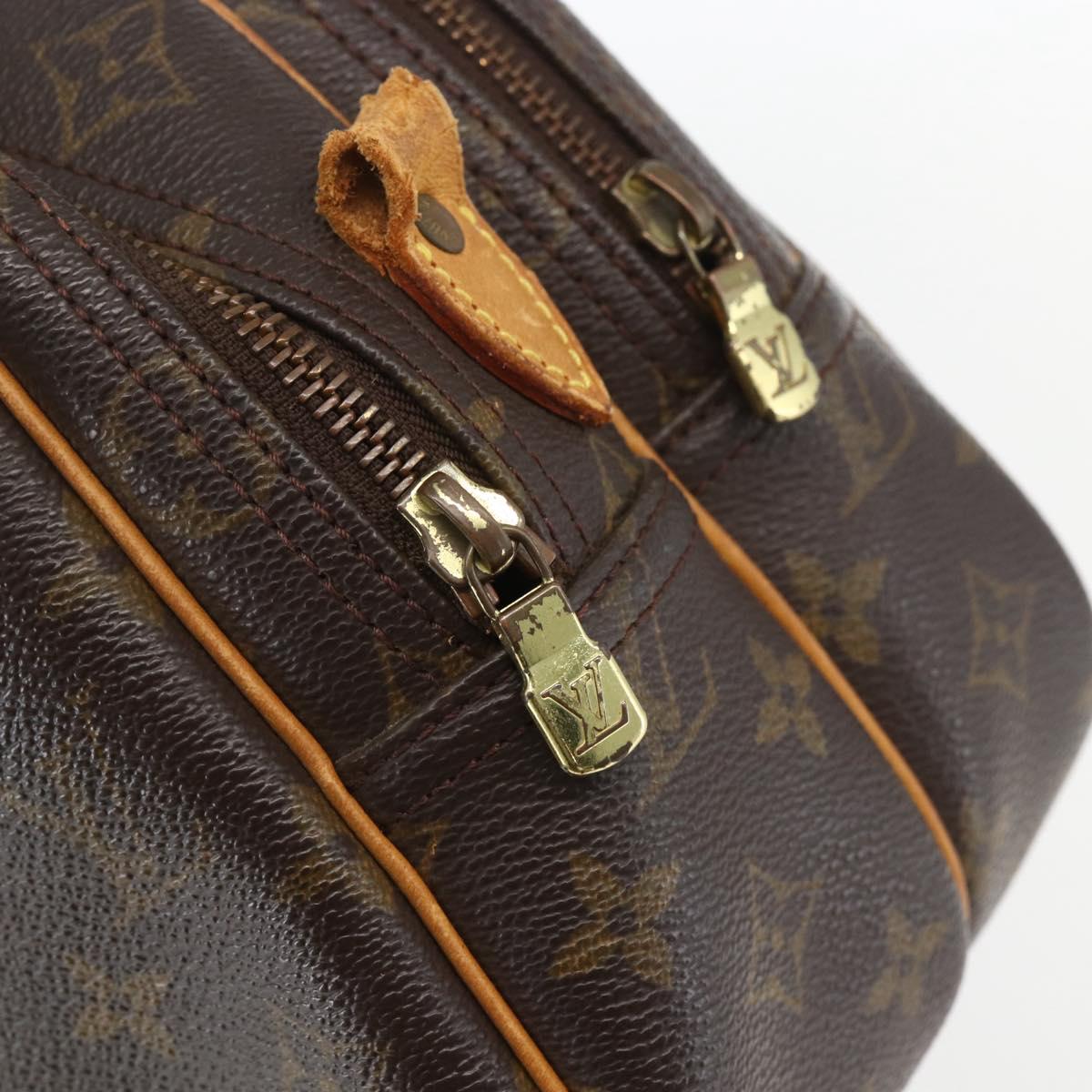 LOUIS VUITTON Monogram Reporter PM Shoulder Bag M45254 LV Auth ka646