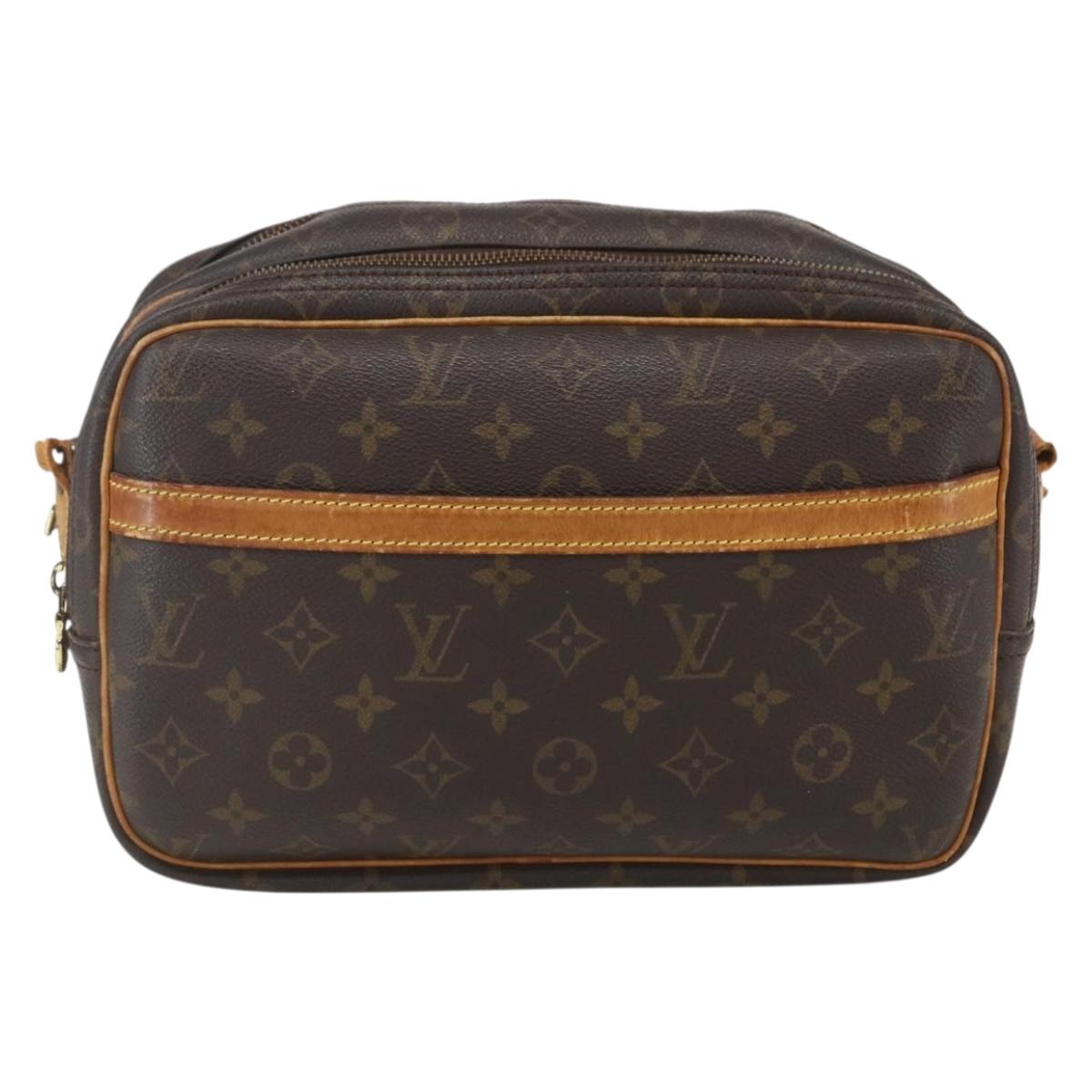 LOUIS VUITTON Monogram Reporter PM Shoulder Bag M45254 LV Auth ka646
