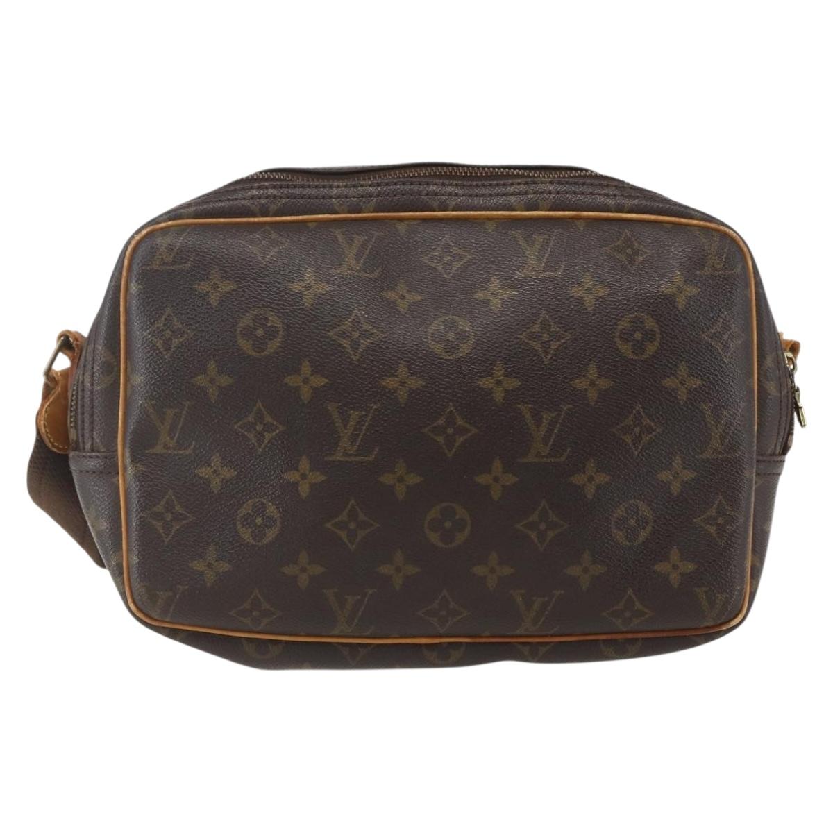 LOUIS VUITTON Monogram Reporter PM Shoulder Bag M45254 LV Auth ka646