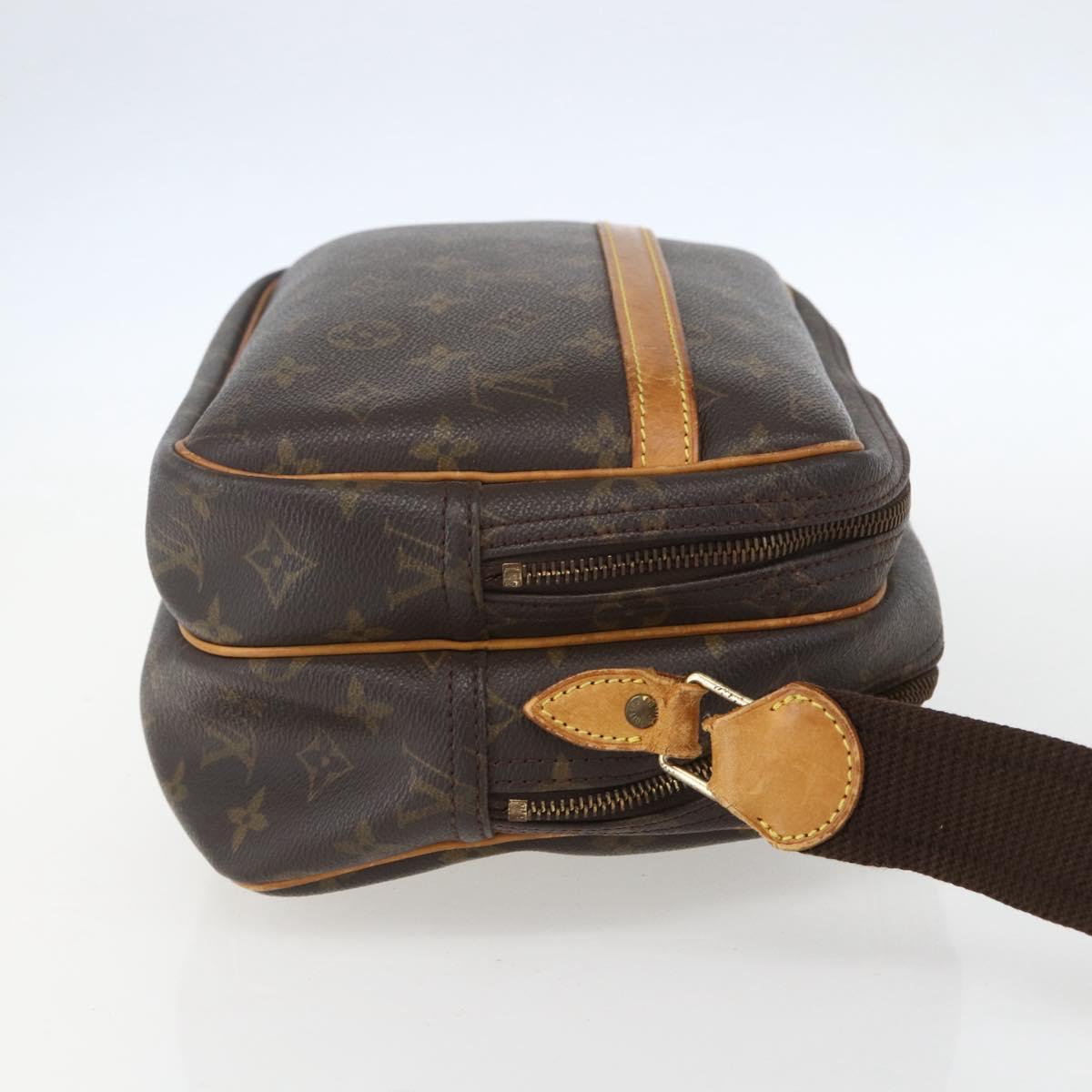 LOUIS VUITTON Monogram Reporter PM Shoulder Bag M45254 LV Auth ka646