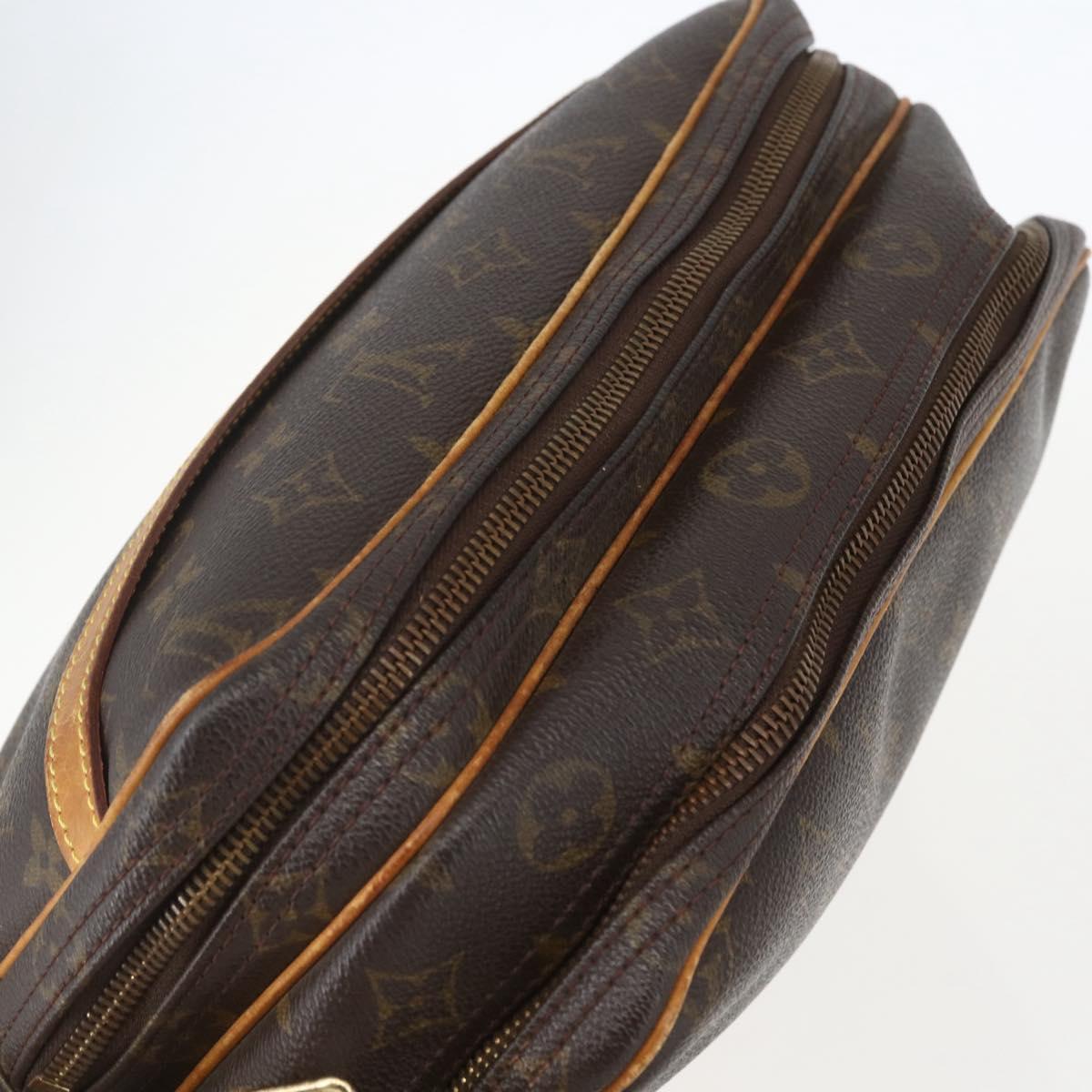 LOUIS VUITTON Monogram Reporter PM Shoulder Bag M45254 LV Auth ka646