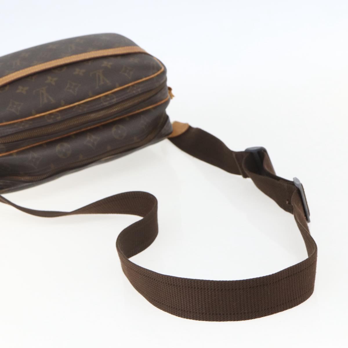 LOUIS VUITTON Monogram Reporter PM Shoulder Bag M45254 LV Auth ka646