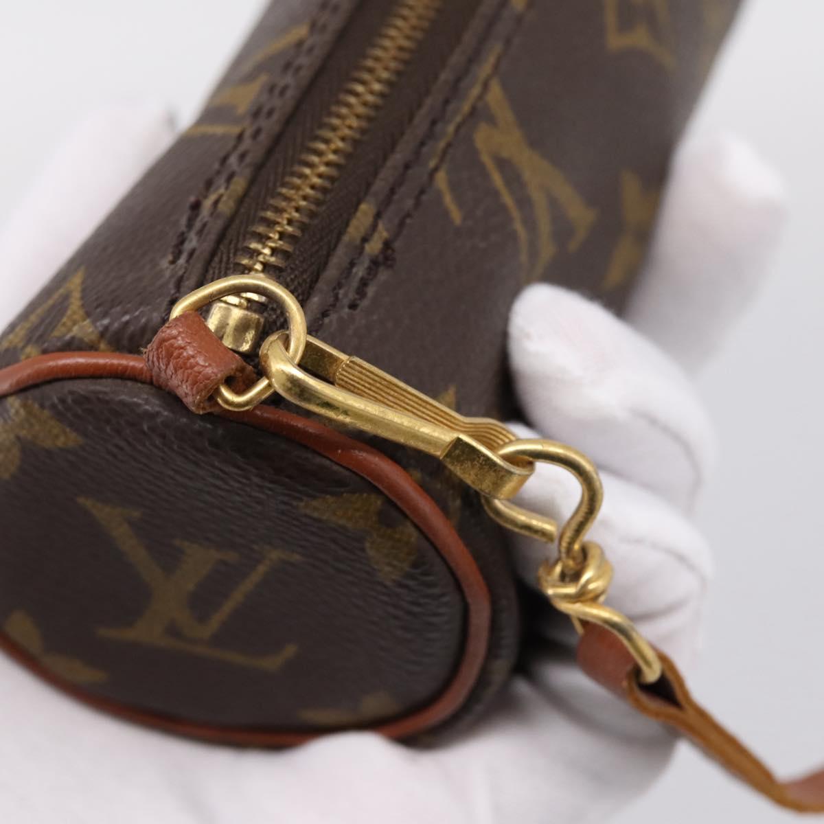 LOUIS VUITTON Monogram Papillon Pouch Pouch LV Auth ka6467