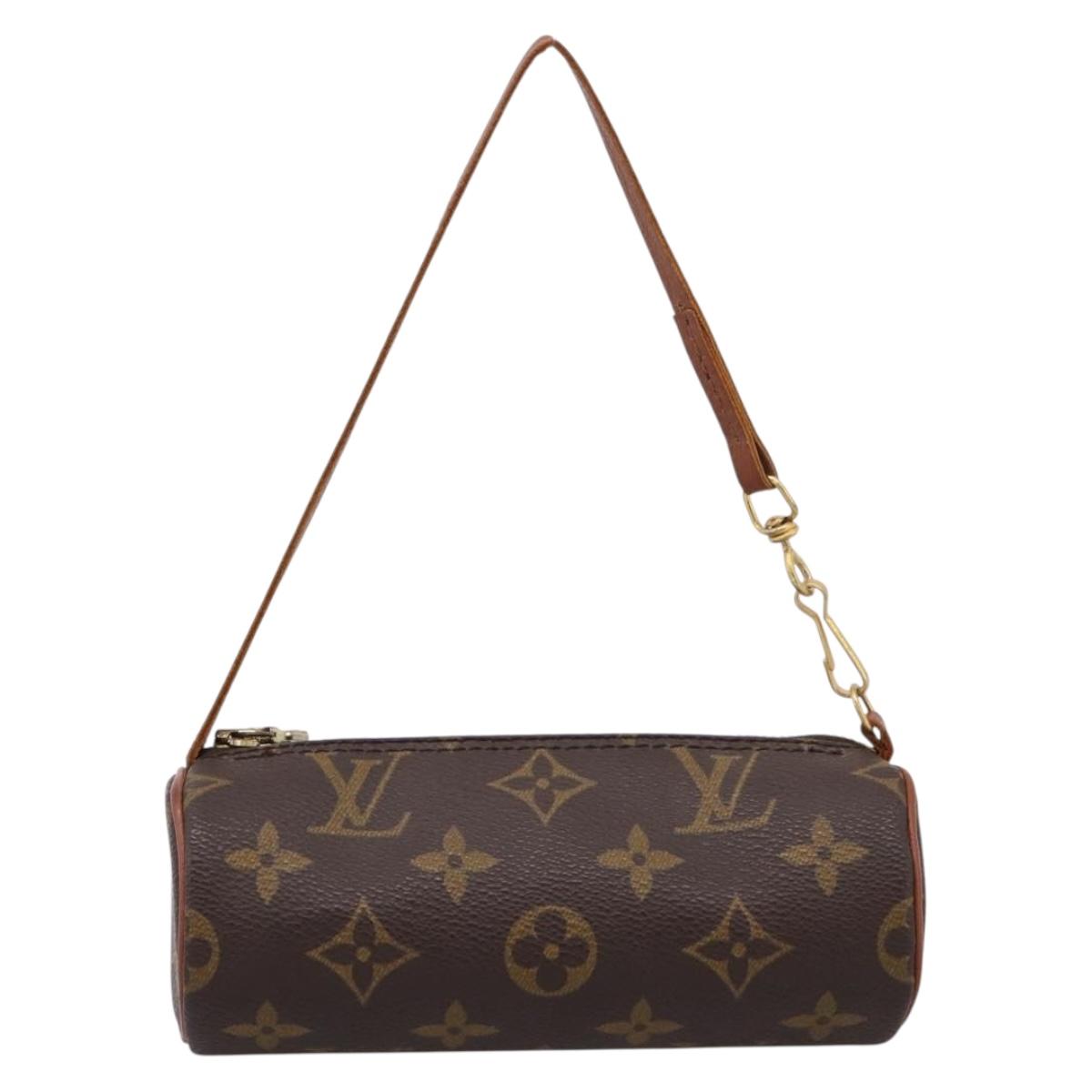 LOUIS VUITTON Monogram Papillon Pouch Pouch LV Auth ka6467