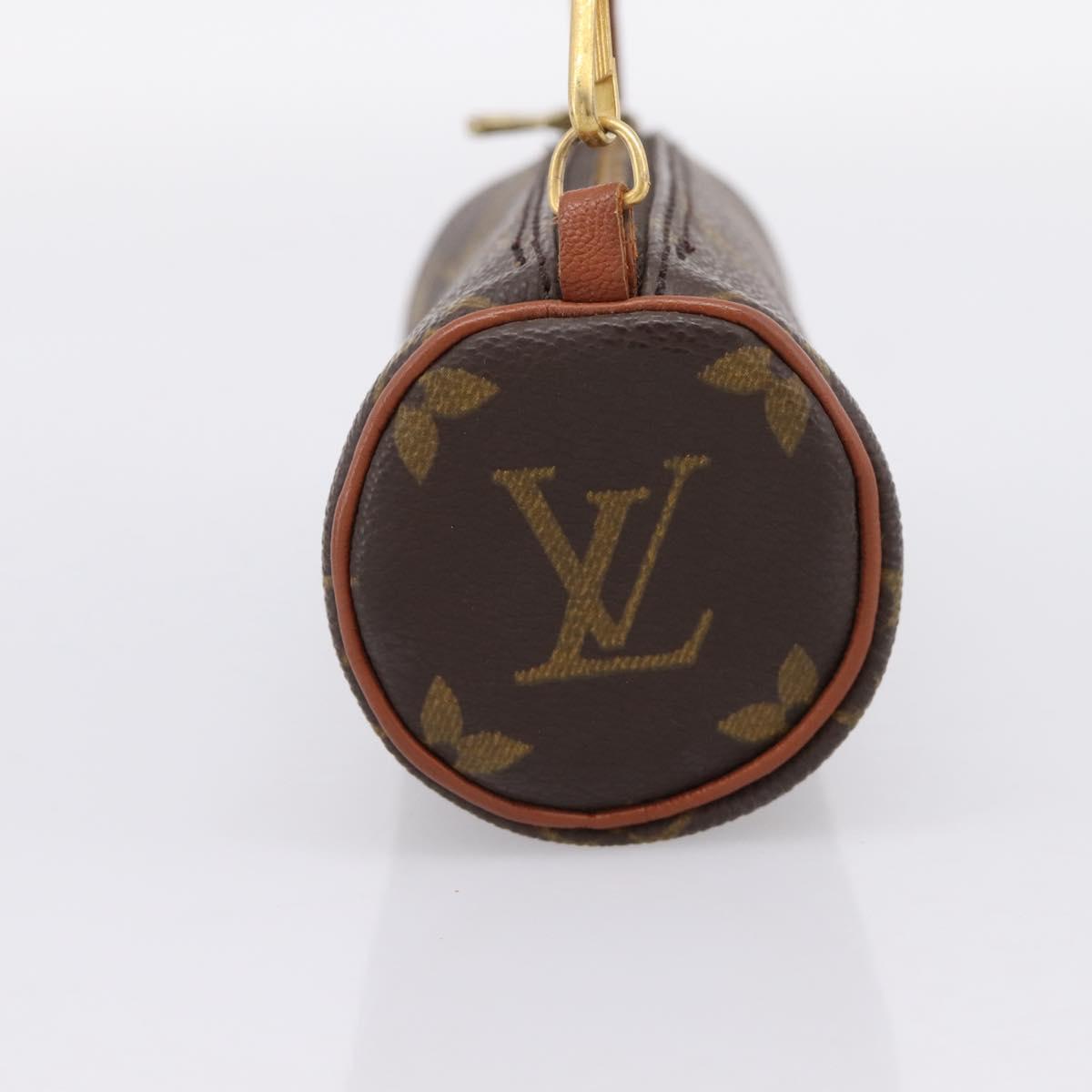 LOUIS VUITTON Monogram Papillon Pouch Pouch LV Auth ka6467