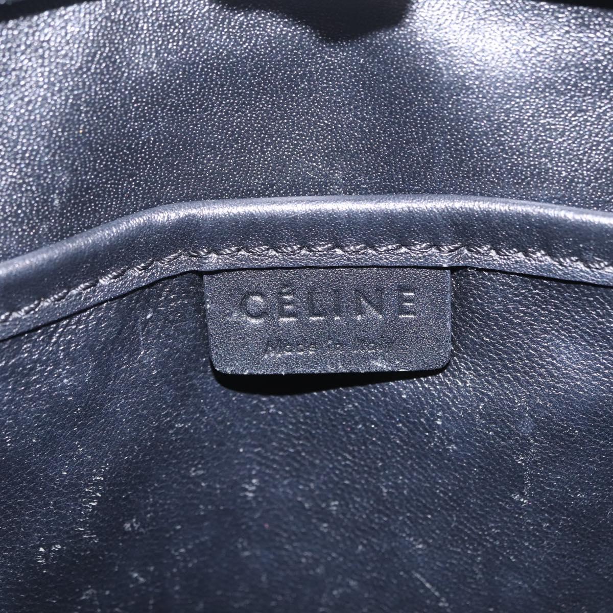 CELINE Luggage Nano Shopper Hand Bag Leather 2way Pink Gold Tone Auth ka6469V