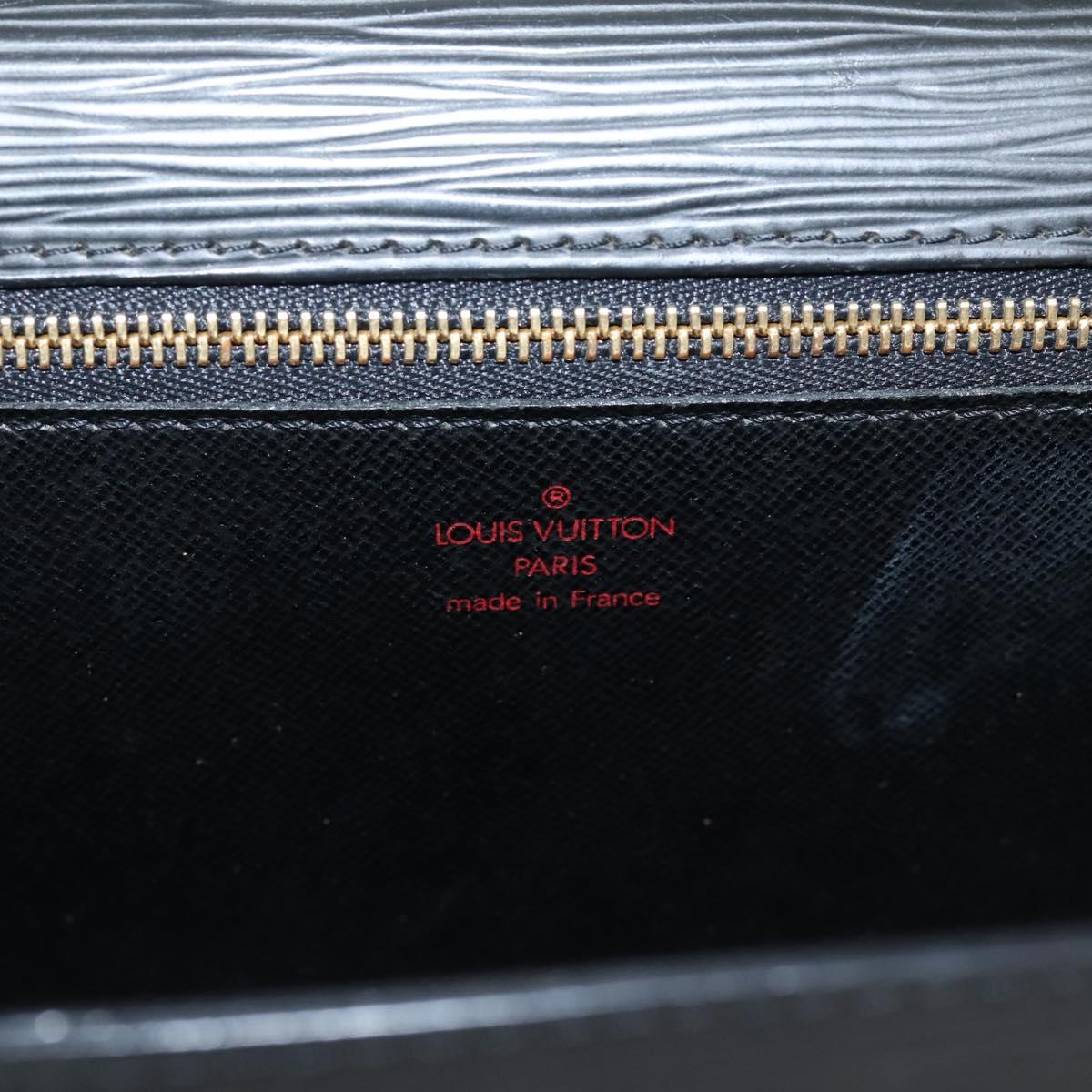 LOUIS VUITTON Epi Monceau 28 Hand Bag Black M52122 LV Auth ka6480