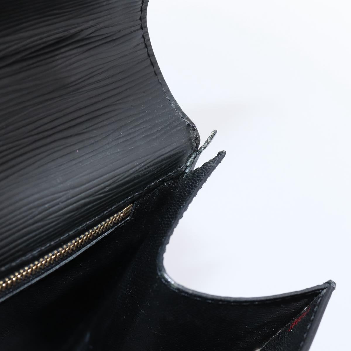 LOUIS VUITTON Epi Monceau 28 Hand Bag Black M52122 LV Auth ka6480