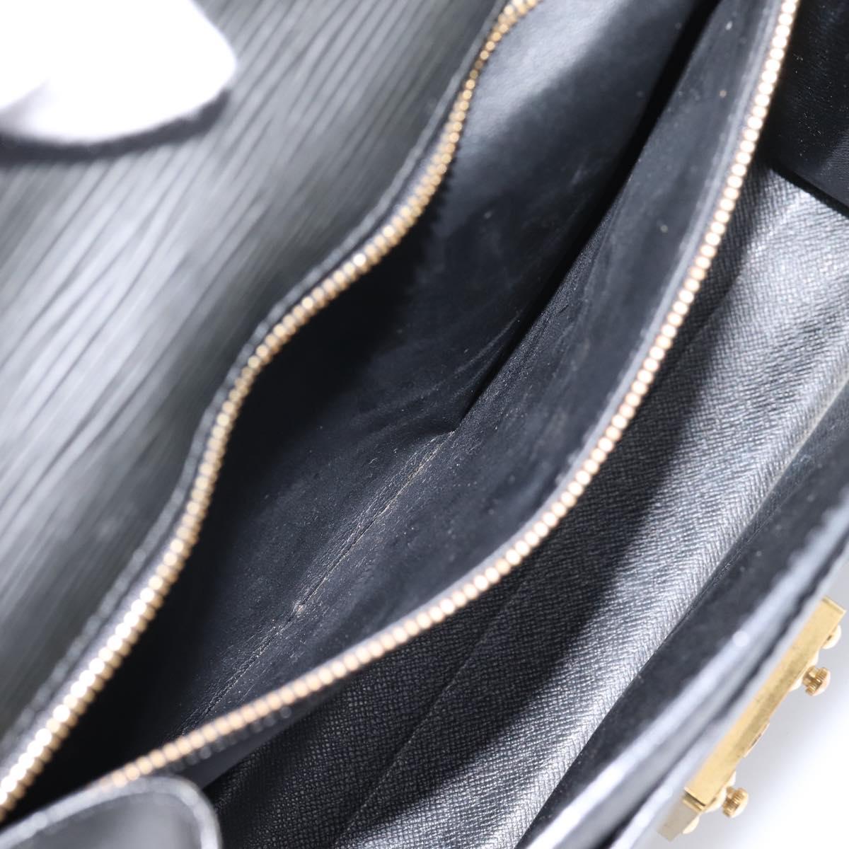 LOUIS VUITTON Epi Monceau 28 Hand Bag Black M52122 LV Auth ka6480