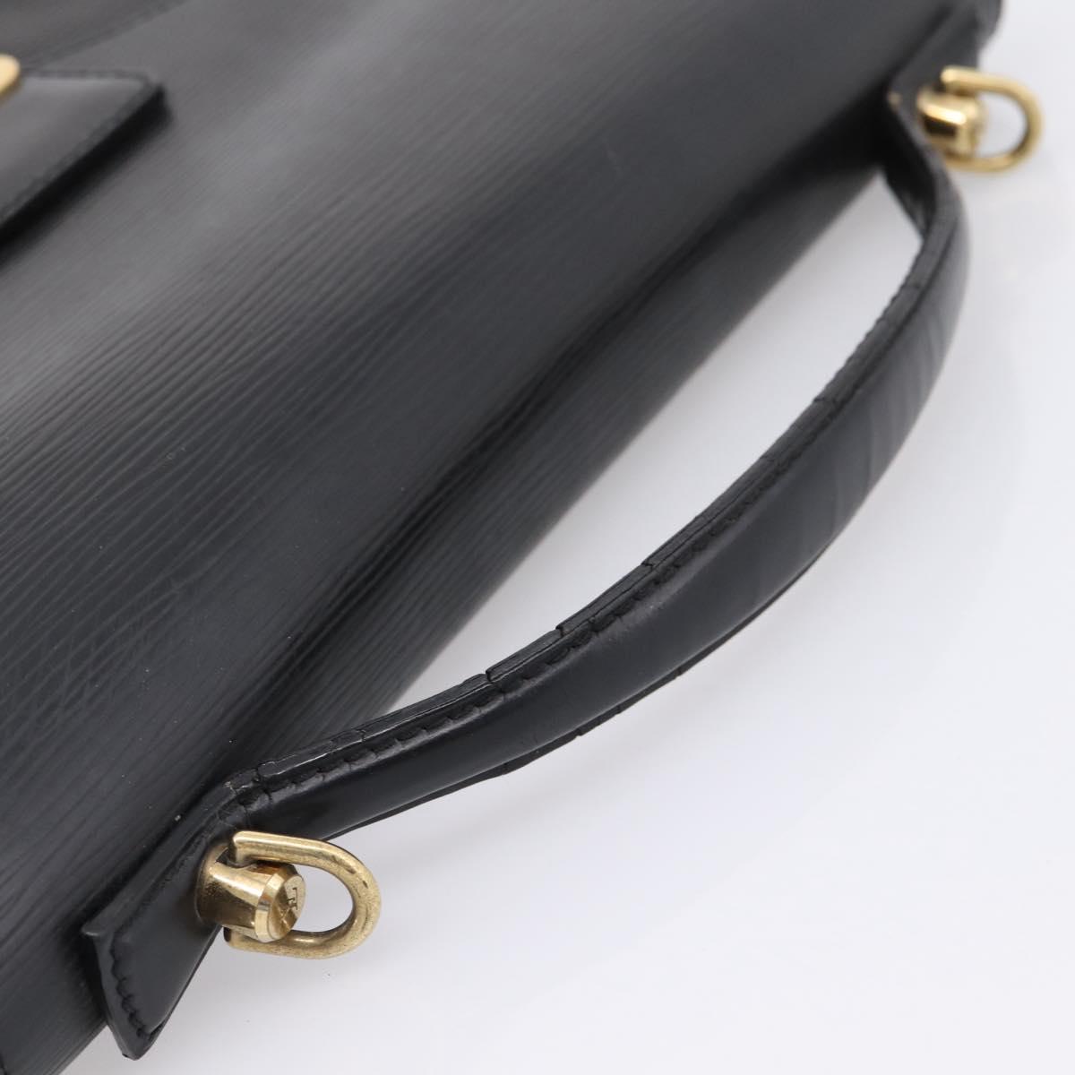 LOUIS VUITTON Epi Monceau 28 Hand Bag Black M52122 LV Auth ka6480